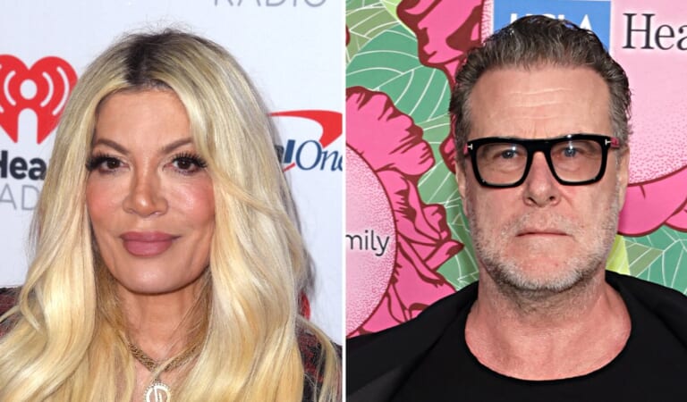 Tori Spelling Cries After Meeting with Husband Dean McDermott