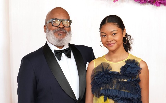 DAVID ALAN GRIER AND DAUGHTER ATTEND THE 2024 OSCARS