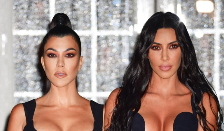 Kourtney Kardashian Pokes Fun at Kim’s Infamous Diamond Earring Moment