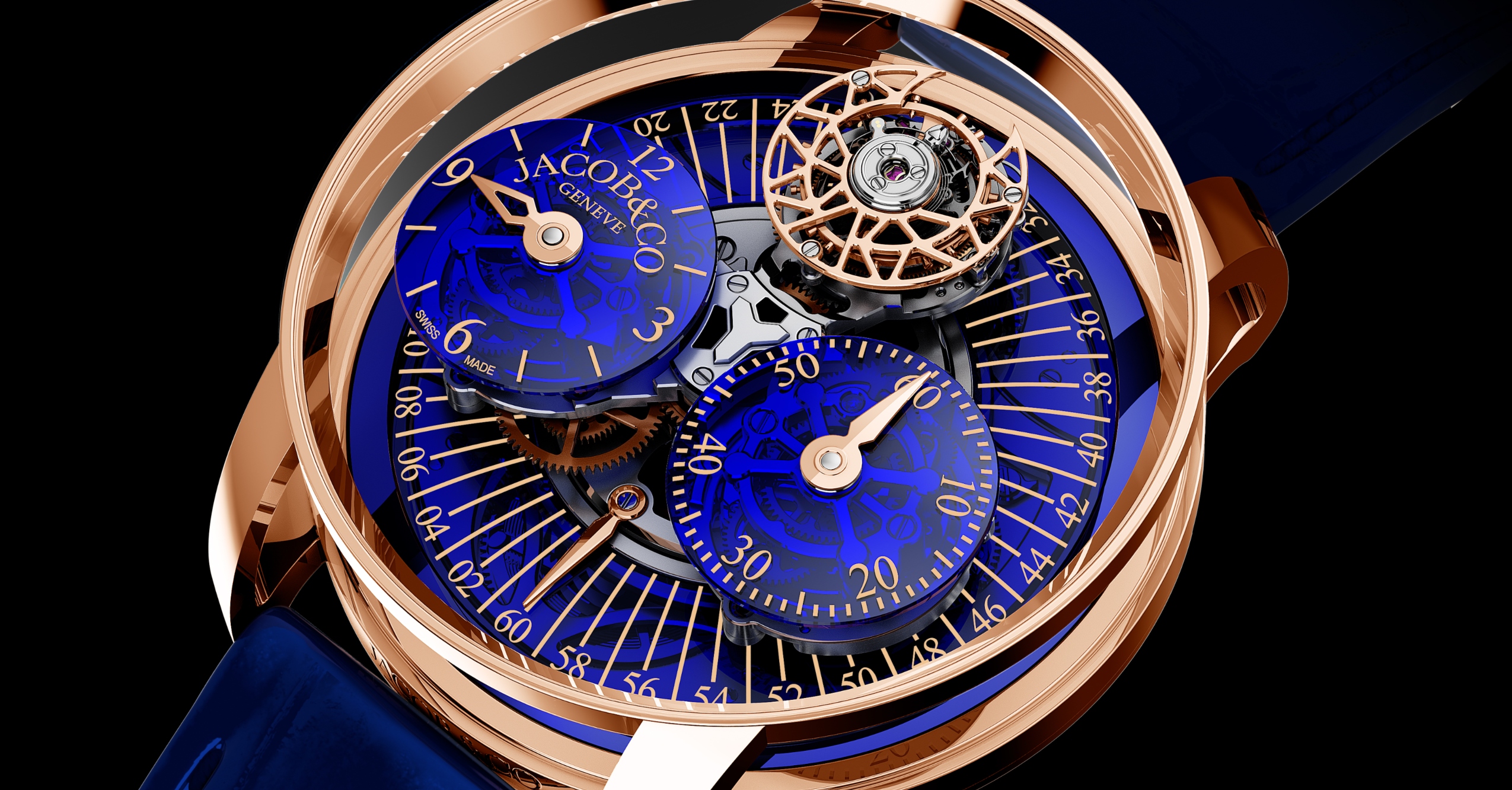 Jacob & Co.'s Latest Watch Features Sapphire Subdials That Float Like Orbiting Planets