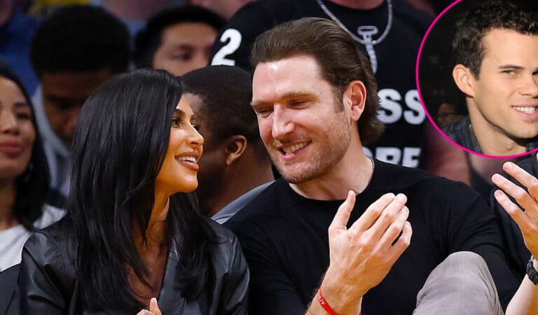 Kim Kardashian Reunites With Ex Kris Humphries’ Friend Pete at NBA Game
