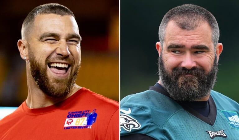 Travis Kelce Gives Brother Jason Kelce a Shoutout on Siblings Day